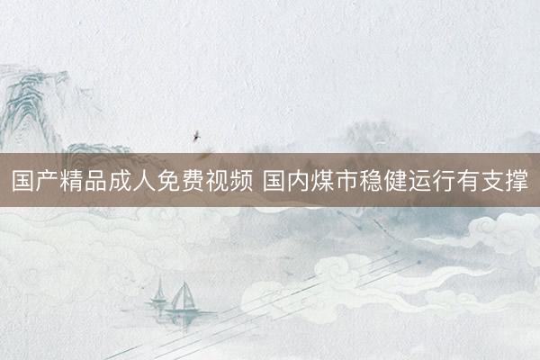 国产精品成人免费视频 国内煤市稳健运行有支撑